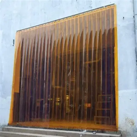 Anti-Insect Orange PVC Strip Curtain – 2mm x 200mm x 50Mtr – For Kitchens & Food Areas - Image 2