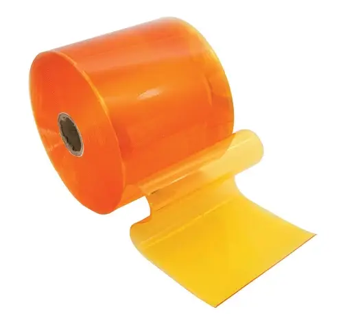 Anti-Insect Orange PVC Strip Curtain – 2mm x 200mm x 50Mtr – For Kitchens & Food Areas